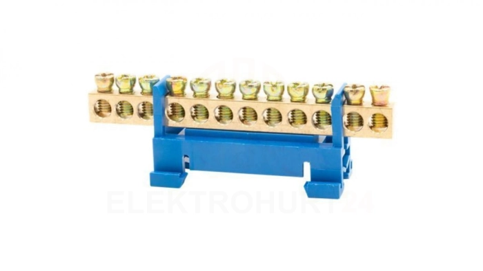 Listwa zaciskowa 12X16 mm2-niebieska GEP-00035