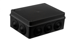 Puszka hermetyczna 190 x 140 x 70, 10 dławików, IP 65 bezh S-BOX 406C