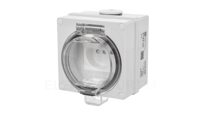 OYSTER IP66 gniazdo wtyczkowe w obudowie hermetycznej 16A/250V SZARY 6185-00