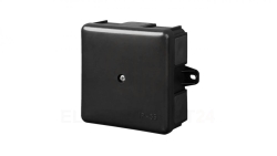 Puszka hermetyczna n/t 86x86x39mm pusta IP55 czarna 0226-19