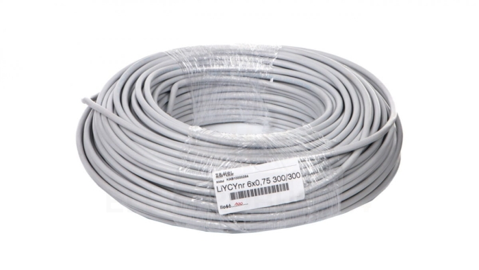 Przewód sterowniczy LIYCY 6x0,75 300/300V /100m/