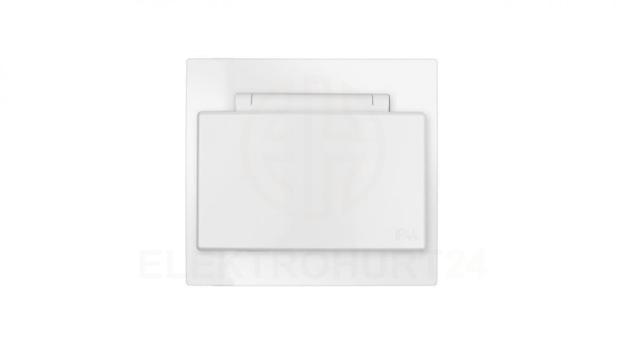 VESTRA Gniazdo 2x2P+Z bez ramki podtynkowe hermetyczne IP44 biały 3845-10