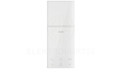 Odbiornik audio głośnomówiący z płaskim frontem i dotykowymi ikonami do systemu PRO, z możliwością rozbudowy UPRO800V