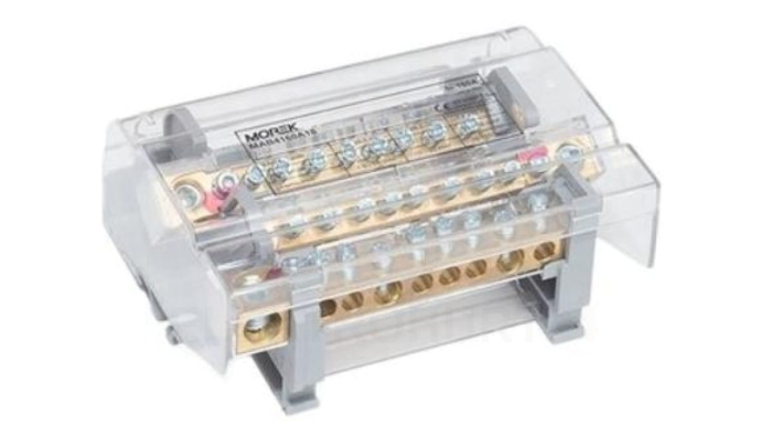 Blok dystrybucyjno-rozdzielczy Moblock 4P 160A-9 1x50 + 2x35 + 6x16mm MAB4162A18