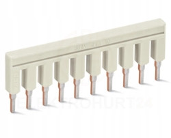 Wago Mostek grzebieniowy 10-torowy 25A szary TOPJOBS 2002-410 /na sztuki/