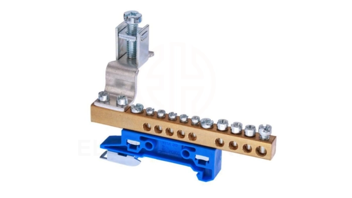 Zacisk ochronny 1x35mm 1x16mm 3x10mm 5x4mm niebieski ZO-2111 opak=10 szt. A14-2236