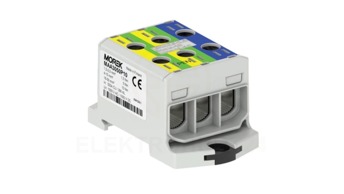 Złączka OTL-PEN 50-3 2xżół.ziel./nieb. 3xAl/Cu 1,5-50mm 1000V AC/1500V DC Złącze uniwersalne MAA3050P10