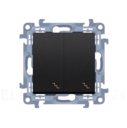 Łącznik schodowy podwójny (moduł) 10AX, 250V~, zac