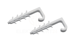 Uchwyt szybkiego montażu USMP 3H ( do YDYp 3x1,5 i 3x2,5, wiertło fi6-7mm ) H.7313HP /opak.100szt./