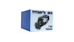 Wkładki bezpiecznikowe, komplet 3 szt.3x20A do Tytan II