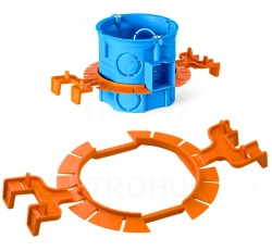 Pierścień montażowy Simet PM-85 do puszek Ø85 szybki suchy montaż