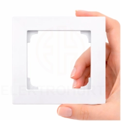 Simon 55 RAMKA POJEDYŃCZA LINE BIAŁY MAT TR1/111