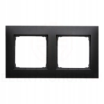 Simon 54 Premium Ramka 2-krotna czarny mat DR2/49