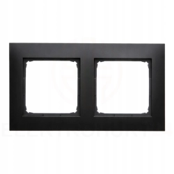 Simon 54 Premium Ramka 2-krotna czarny mat DR2/49