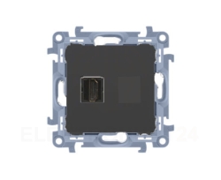 Gniazdo HDMI ver.1.4 (moduł); czarny