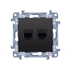 Gniazdo komputerowe RJ45 kategoria 5e + telefonicz
