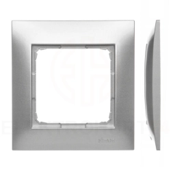 Simon 54 ramka pojedyncza 1x srebrny DR1/43