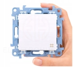 Simon 10 łącznik krzyżowy biały