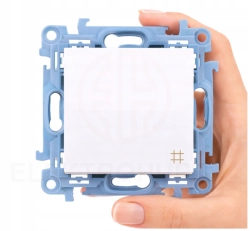 Simon 10 łącznik krzyżowy biały