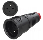 Gniazdo przenośne gumowe IP20 TAURUS2