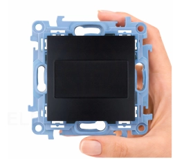 Zaślepka ramki (moduł) czarny mat