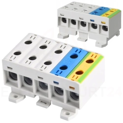 LISTWA ZACISKOWA PIĘCIOPOLOWA 5x16 MM2 (3P+N+PE) BLOK ROZDZIELCZY 5x16