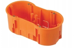 Puszka P/T PK-60 podwójna z wkrętami głęboka