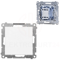 Simon55 ŁĄCZNIK JEDNOBIEGUNOWY 10AX 250V BIAŁY MAT