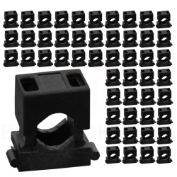 Uchwyt montażowy do przewodów UM 16 czarny 12.16 /