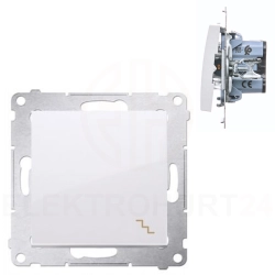 Kontakt Simon 54 Łącznik schodowy biały DW6.01/11