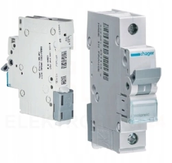 Hager wyłącznik nadprądowy 1P B 10A 6kA AC MBN110E