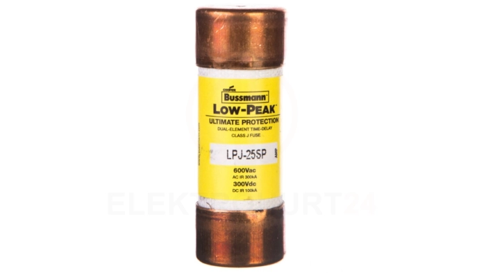 Wkładka bezpiecznikowa LOW-PEAK 21x57mm 3A CLASS J 600V zwłoczna LPJ-25SP /10szt./