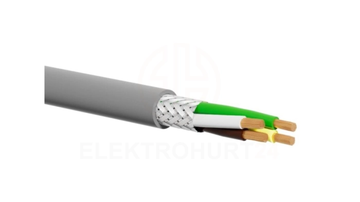 Kabel sterowniczy LiYCY 4x0.75 PVC Eca, szary ALANTEC /500m/