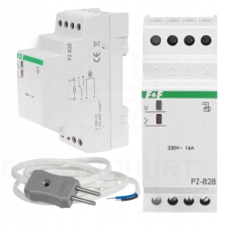 F&F Przekaźnik kontroli poziomu cieczy PZ-828 230V 16A IP20 czujnik