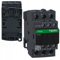 Stycznik mocy cewka 230V 3P 25A przy 400VAC z zaciskami LC1D25P7 Schneider