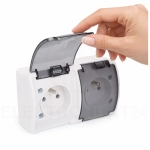 Gniazdo hermetyczne podwójne Elektromedia.png
