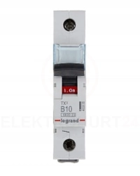 Legrand TX3 wyłącznik nadprądowy 1P B10A S301