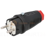 Wtyczka gumowa 16A 2P+Z 230V UNI-SCHUKO IP54 TAURUS2 0521-sr.jpg