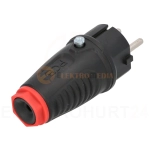 Wtyczka gumowa 16A 2P+Z 230V UNI-SCHUKO IP54 TAURUS2 0521-sr.jpg