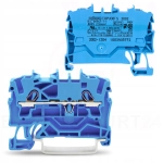 Złączka szynowa  2002-1204 2-przewodowa 2,5 mm² niebieska – WAGO