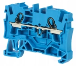 WAGO 2004-1204 Złączka szynowa 2-przewodowa 4mm2 niebieska 600V IP20 32A