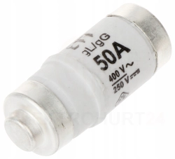 Wkładka bezpiecznikowa D02 50A gG 400V AC/250V DC E18 002212004