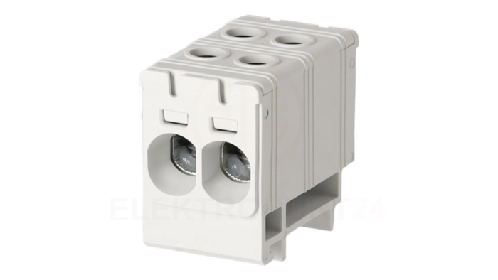 Złączka szynowa zgx 2x35 szara GEP-00071