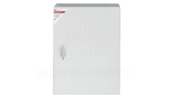Obudowa metalowa 300x300x150 IP 65 IK10 RAL 7035 z płytą montażową stalową GEP-00015