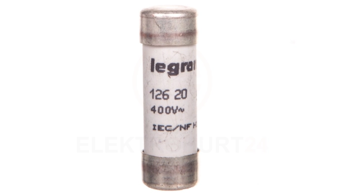 Wkładka bezpiecznikowa cylindryczna 10,3x31,5mm 20A 400V 012620 /10 szt./