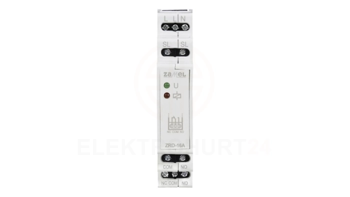 Moduł przekaźnika bezpotencjałowego na szynę TS35 (DIN) 16A 250V AC ZRD-16A THL10000052-WUN