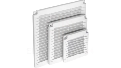 Kratka z zaślepkami 350x350 biała 02-327