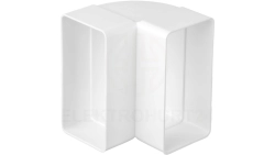 Kolanko wentylacyjne pionowe 110x55mm tworzywo 90 st. 060 /typu 060/ 02-406