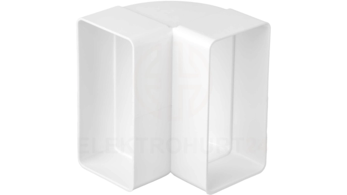 Kolanko wentylacyjne pionowe 110x55mm tworzywo 90 st. 060 /typu 060/ 02-406