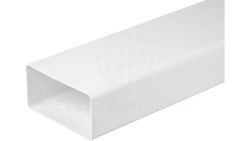 Kanał wentylacyjny 110mm 55x 1500mm tworzywo kanał płaski /typu 015/ 1,5m 02-414